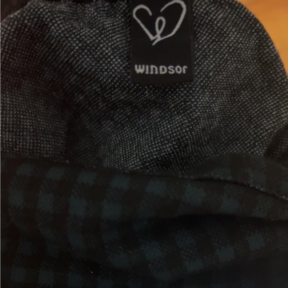 Deep Forest Green and Black Checkered Bodycon Mini Dress - Picture 6 of 6